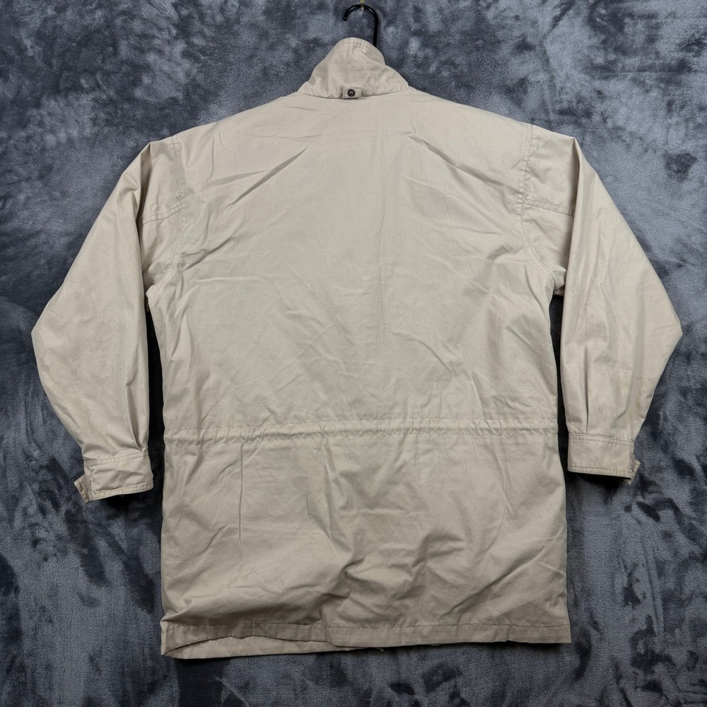 St. Johns Bay Field Jacket Mens Large Tan Utility Snap Front Cargo Pockets - Picture 7 of 7